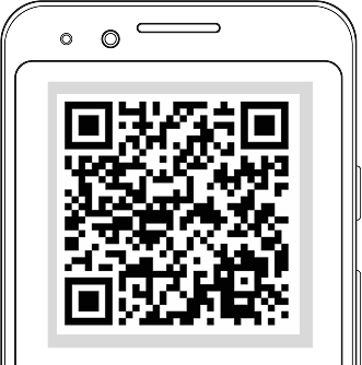 Phone with QR